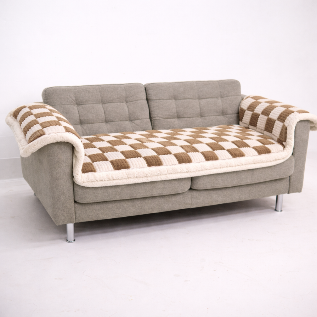 Sofa Guard UltraSoft - Sofaschutz kariert