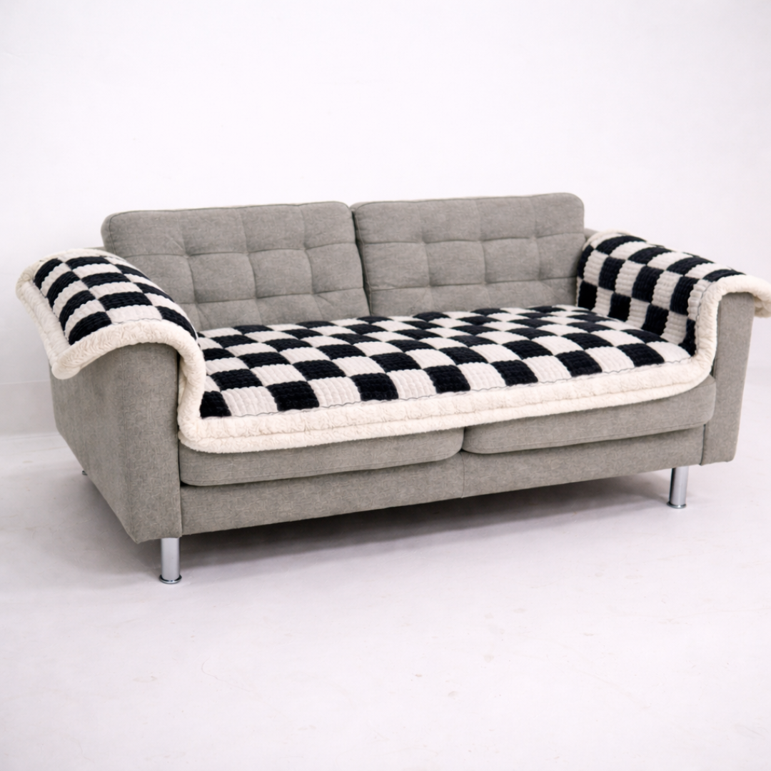 Sofa Guard UltraSoft - Sofaschutz kariert